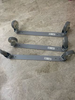 Soportes con ruedas para KALLAX IKEA