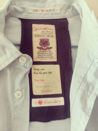 OFERTA 3 X 2 Camisa Springfield azul cielo