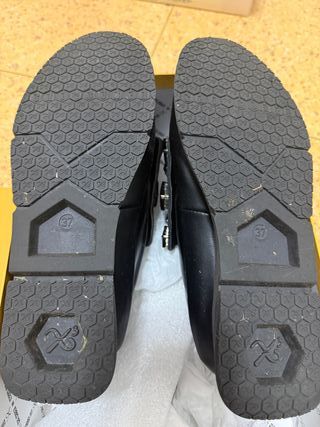 Botín de piel negro mujer talla 37