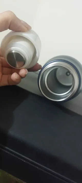 Bottiglia Termica Pantone Blu e Bianca