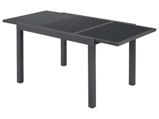 Mesa Jardín Extensible Aluminio Gris