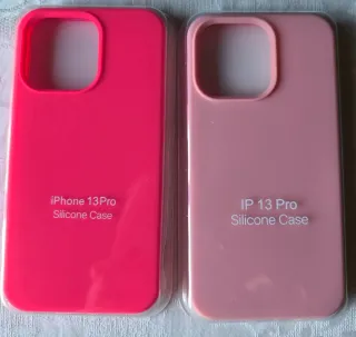 Funda iPhone 13 Pro Silicona Rosa