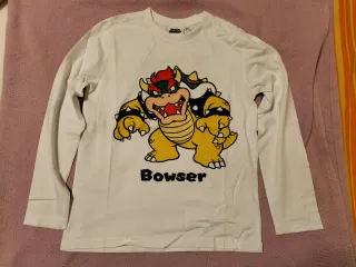 T-shirt Super Mario Bowser Bambino 10-11 anni