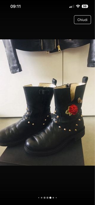 Completo Monnalisa: Giacca e Stivali in Pelle