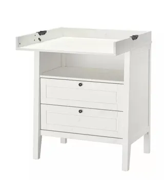 Cómoda cambiador blanco