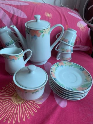 Juego de café de 6 piezas