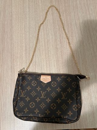 Bolso Louis Vuitton Monogram Marrón Dorado