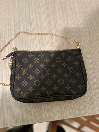 Bolso Louis Vuitton Monogram Marrón Dorado