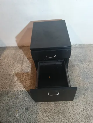 Cajonera archivador negra
