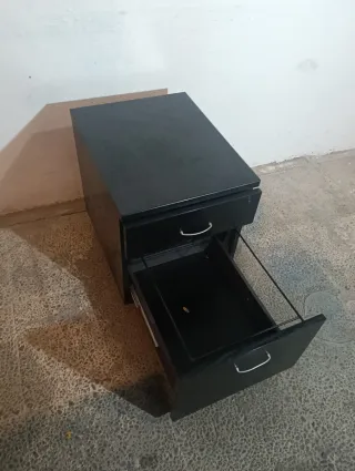 Cajonera archivador negra