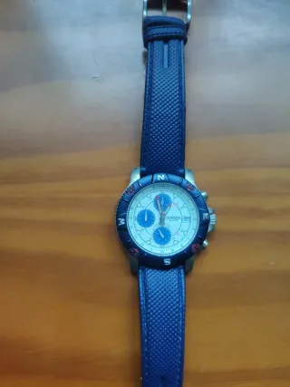 Reloj Adidas Cronógrafo Azul y Blanco