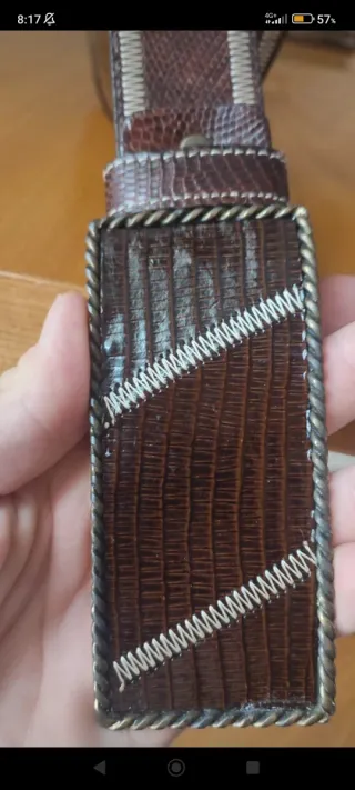 Cintura in cuoio Made in Italy