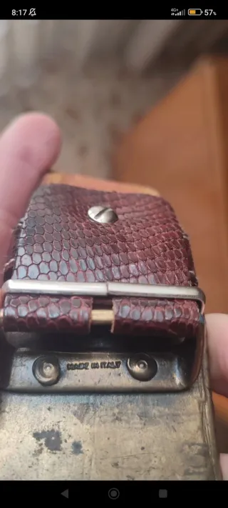 Cintura in cuoio Made in Italy