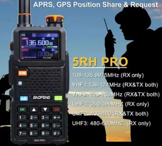 2x Radio Baofeng 5RH PRO 10W Professionale