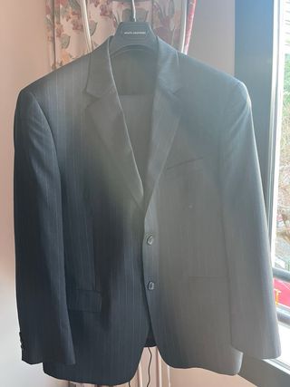Traje Adolfo Dominguez Hombre Negro Talla 54
