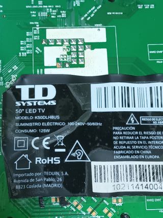 soporte, pies TD SYSTEMS K50DLH8US, (ref-152)