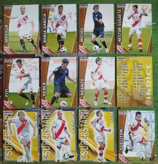 (019) Rayo Vallecano 2011-12 Lote de 27 Cromos