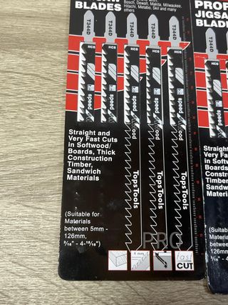 Hojas de sierra de calar T344D TopsTools