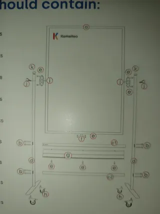 Pizarra Magnética 120x60cm Nueva