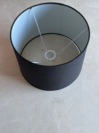 Pantallas para lámpara colgante (la rosa) y de pie