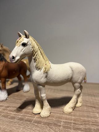 10 Caballos Figura PVC Schleich Papo Miniland