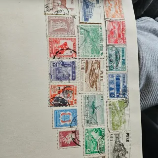 Colección sellos varios países.