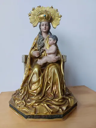 Virgen Santa María la Mayor Patrona Burgos 24cm