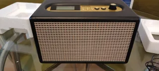 Radio Retro Daewoo Bluetooth Beige/Marrón