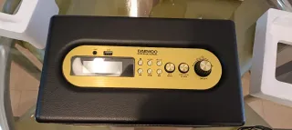 Radio Retro Daewoo Bluetooth Beige/Marrón