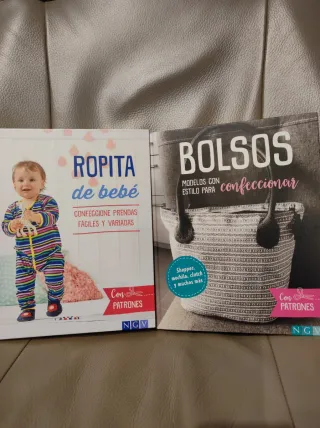 2 Libros: Bolsos y Ropita de Bebé