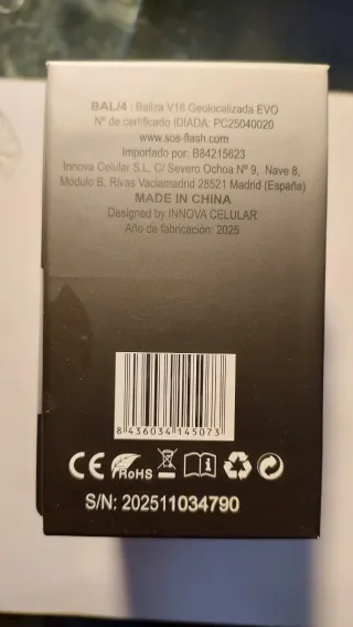 Baliza V16 Geolocalizada