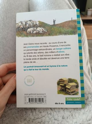 Libro frances : L'homme qui plantait des arbres