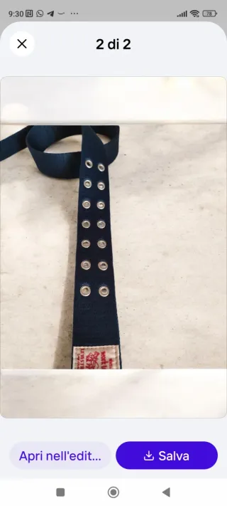 Cintura Levi's blu/marrone