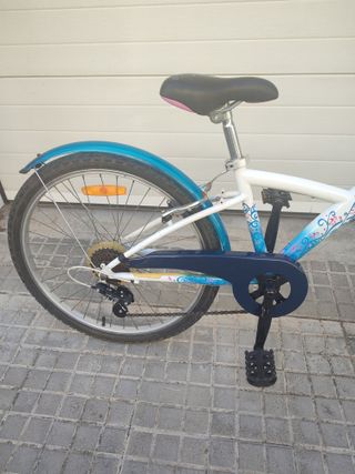 Bicicleta B'Twin  Blue 24 Pulgadas 6 Velocidad