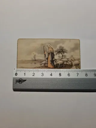 Pequeña estampa antigua Primera Comunión 1943