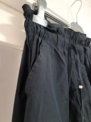 Pantalón Zara azul marino tiro alto mujer talla M