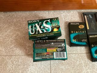 Lotes Cintas Cassette Sony UX-S y Philips Digital