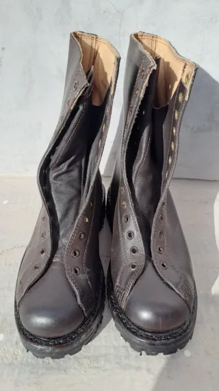 Anfibi Scarponi Marroni Tg 36 usati