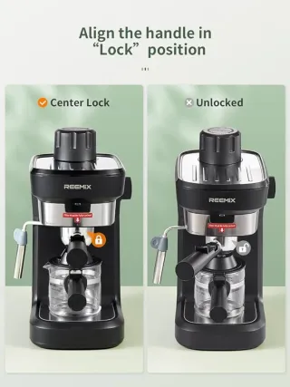 Cafetera Espresso Reemix Manual 6 Bar