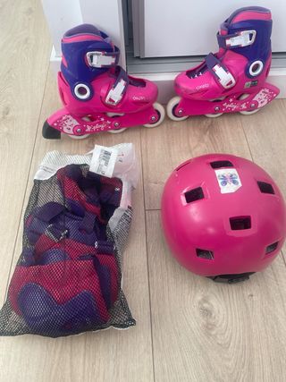 Kit Patines y Protecciones Niña