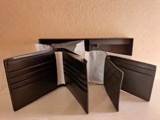 Portafoglio Michael Kors nero rosso