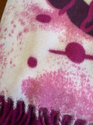 Sciarpa grande Tosca Blu fantasia floreale