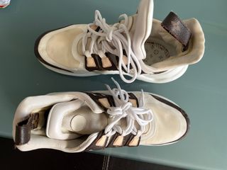 Zapatillas Louis Vuitton Talla 42 Beige/Marrón