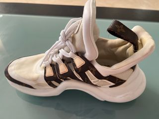 Zapatillas Louis Vuitton Talla 42 Beige/Marrón