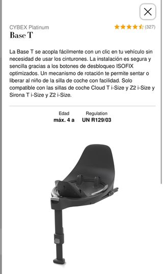 Portabebés Cybex Mirage Grey (Plus)