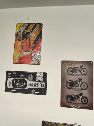 11 Cartel Decoración Garaje chapa