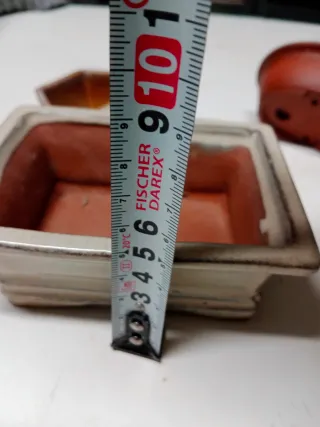 Lote 4 Macetas Bonsái Cerámica