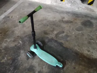 Patinete infantil 3 ruedas verde