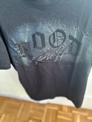 Camiseta Hoodrich XS con diamantes