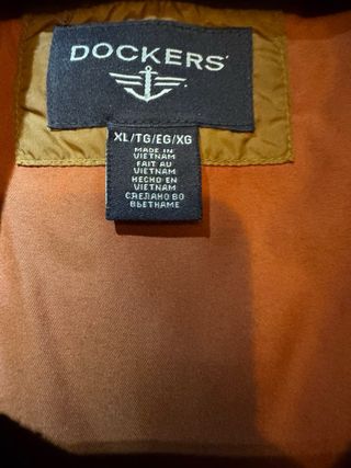 Cazadora acolchada marrón